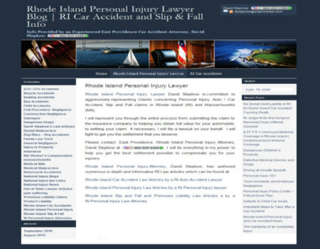 Rhode Island Personal Injury Lawyer Blog